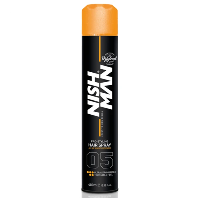 Спрей для фиксации волос Nishman Ultra Strong Hold Hair Spray 400 мл