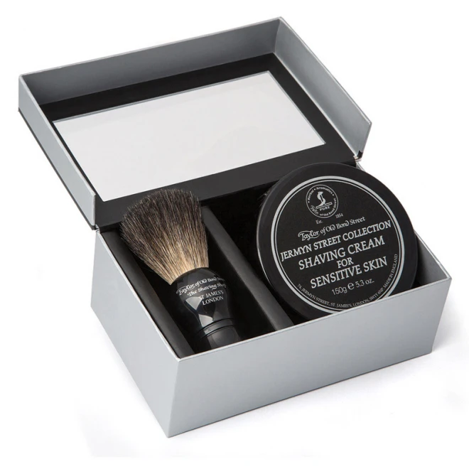 Подарунковий набір для гоління Taylor of Old Bond Street Shaving Brush & Jermyn Street Collection Shaving Cream 150 гр