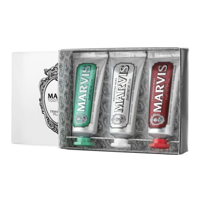 Подарунковий набір Marvis 3 Flavours Box (Classic, Whitening, Cinnamon)