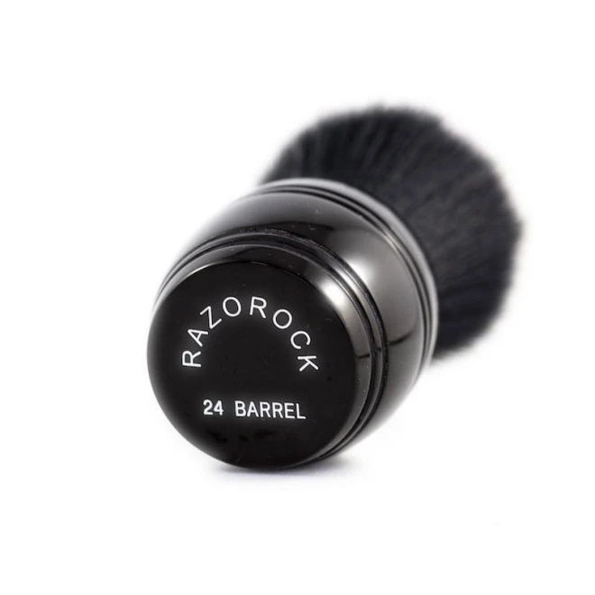 Помазок для бритья RazoRock Tuxedo Plissoft Barrel Synthetic Brush 24 mm knot