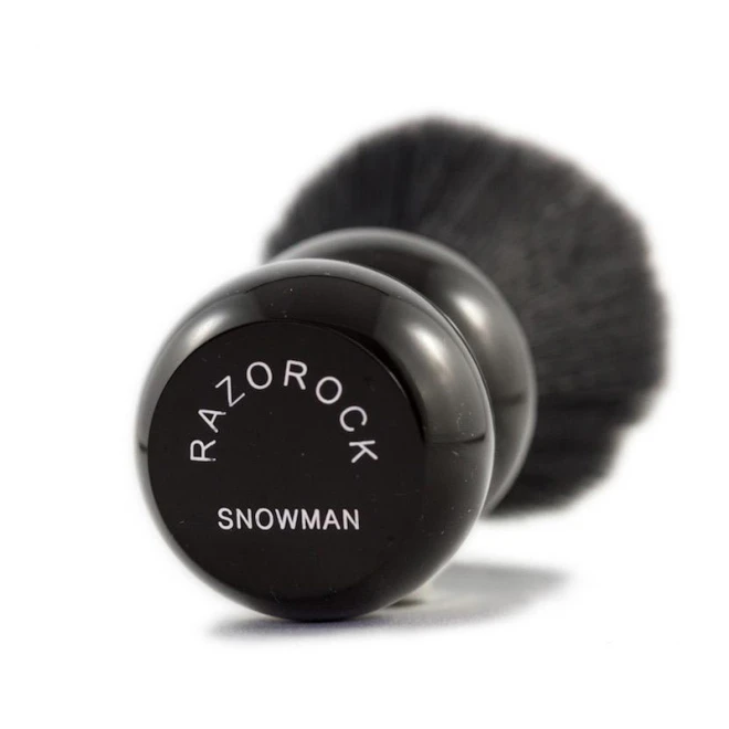 Помазок для гоління RazoRock Tuxedo Plissoft Snowman Synthetic Brush 24 mm knot