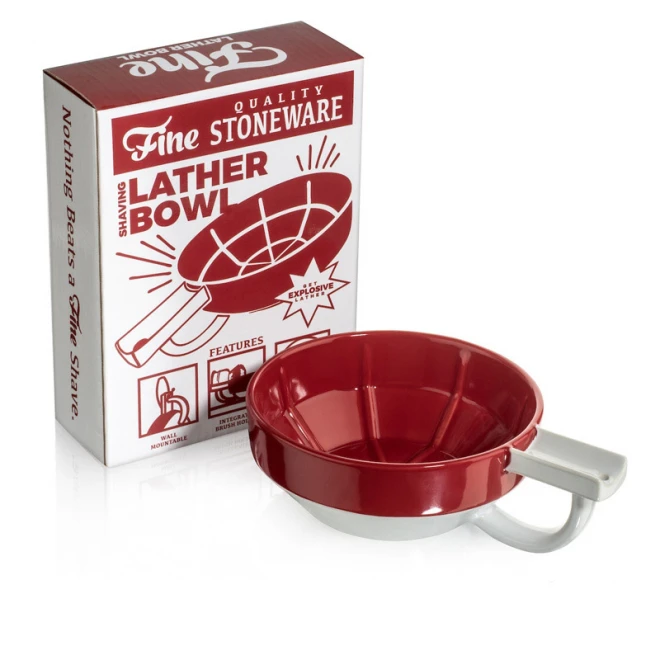 Чаша для гоління Fine Lather Bowl - Red/White