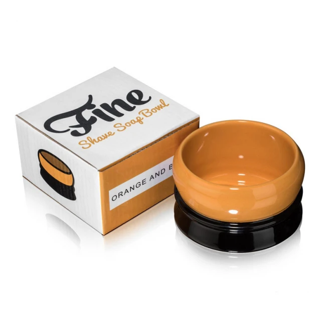 Чаша для зберігання мила Fine Soap Bowl - Orange & Black