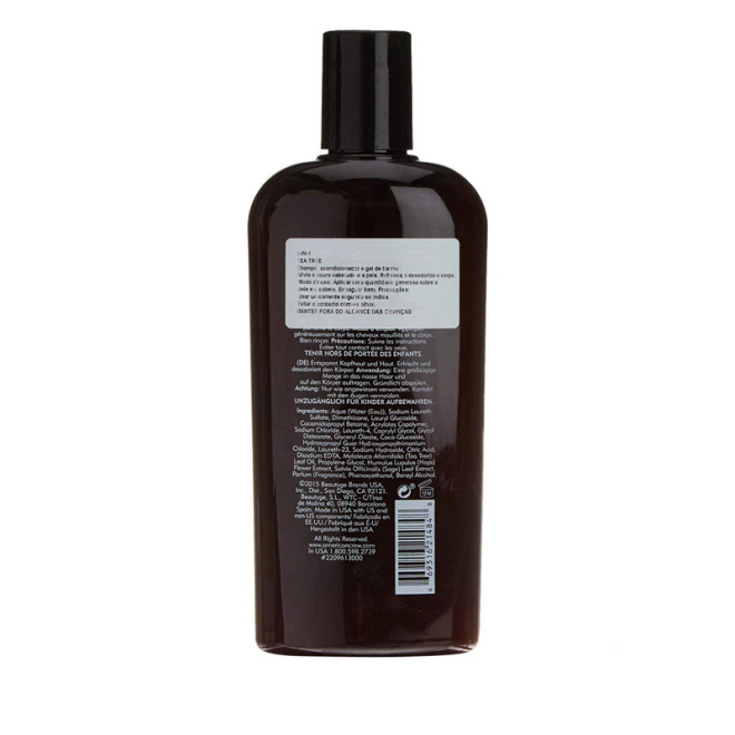 Шампунь (3 в 1) American Crew Shampoo, Conditioner and Body Wash Tea Tree 450 мл