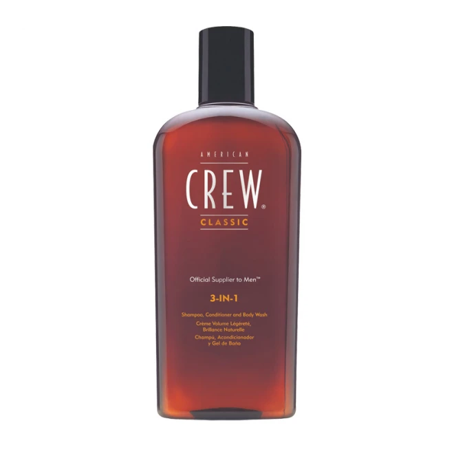 Шампунь (3 в 1) American Crew Shampoo, Conditioner and Body Wash 1000 мл