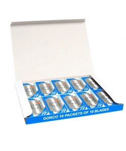 Лезвия Dorco St-300 Platinum HI-Stainless Razor Blades 100 шт