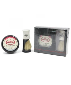 Набір для гоління Omega 59.81819 (Крем для гоління та помазок з підставкою)