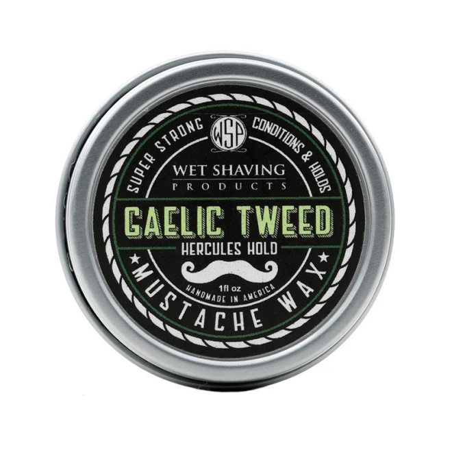 Віск Для Вус WSP Mustache Wax Gaelic Tweed Hercules Hold 30 мл