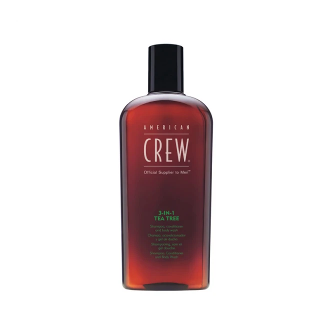 Шампунь (3 в 1) American Crew Shampoo, Conditioner and Body Wash Tea Tree 250 мл