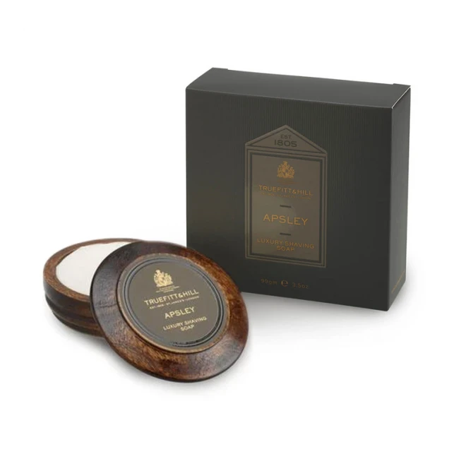 Мило для гоління в дерев'яній чаші Truefitt & Hill Apsley Shaving Soap 99 г