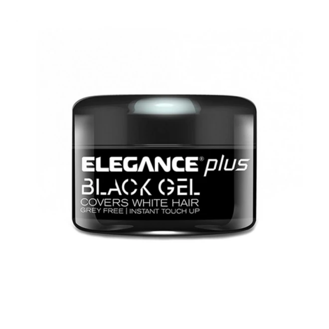 Гель Для Фарбування Сивого Волосся Elegance Plus Covers White Hair Gel Black 100 мл