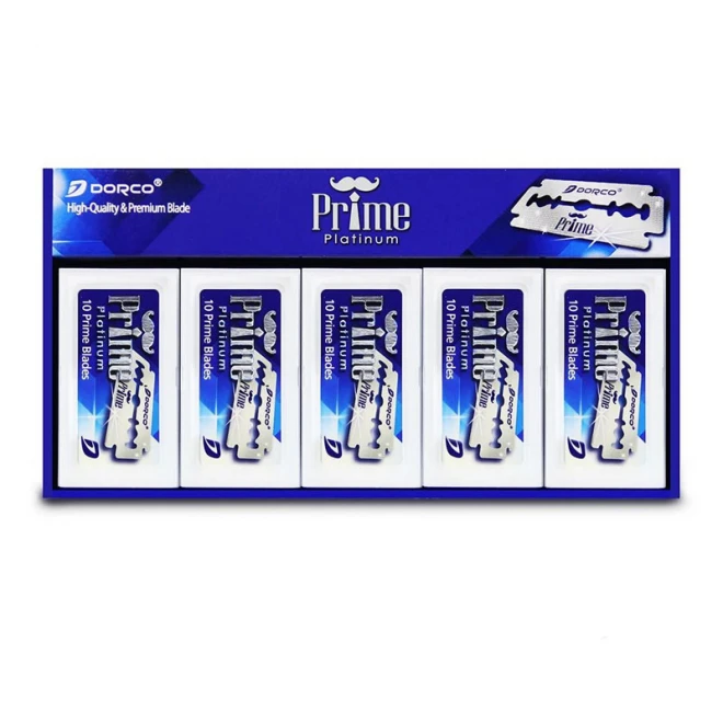Леза Dorco Prime Platinum DE Razor Blades 100 шт