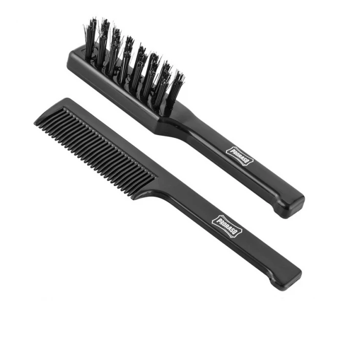 Гребінь і щітка для бороди та вусів Proraso Moustache Comb and Brush