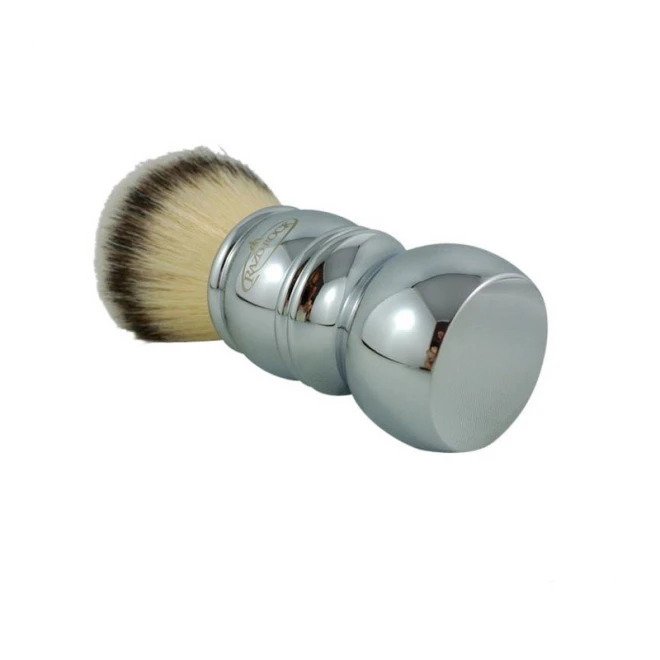 Помазок для гоління RazoRock Chrome Silvertip Plissoft Synthetic Shaving Brush