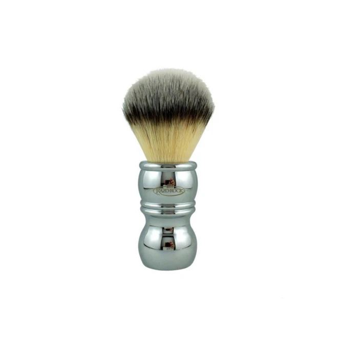 Помазок для гоління RazoRock Chrome Silvertip Plissoft Synthetic Shaving Brush
