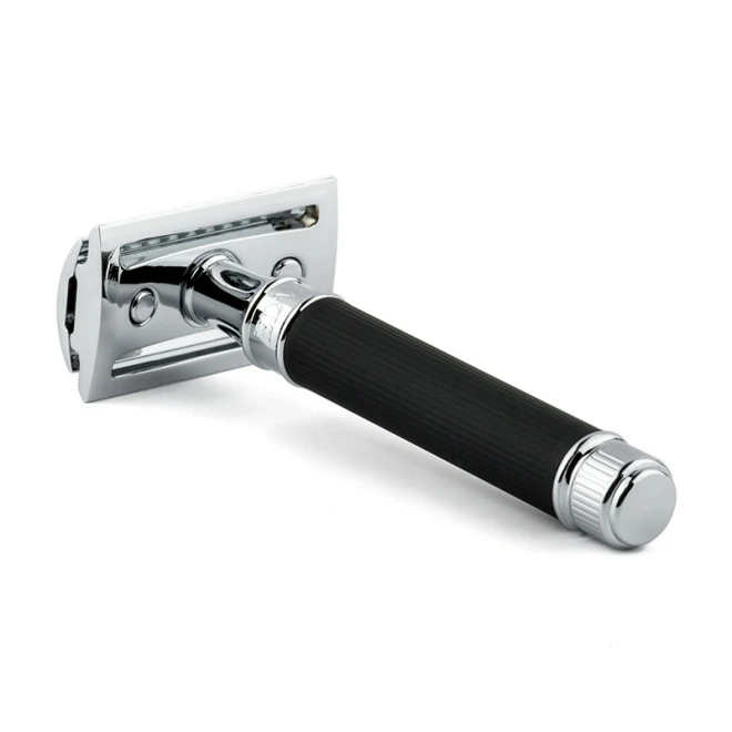 Станок для гоління Т-подібний Edwin Jagger Rubber Coated DE86RC14BL