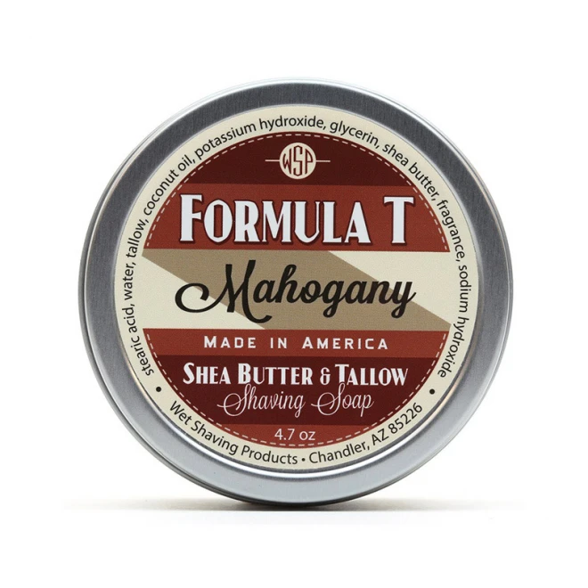 Мило Для Гоління Wsp Formula T Shaving Soap Mahogany 125 г