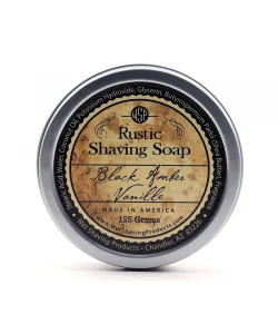 Мило Для Гоління Wsp Rustic Shaving Soap Black Amber Vanille 125 г