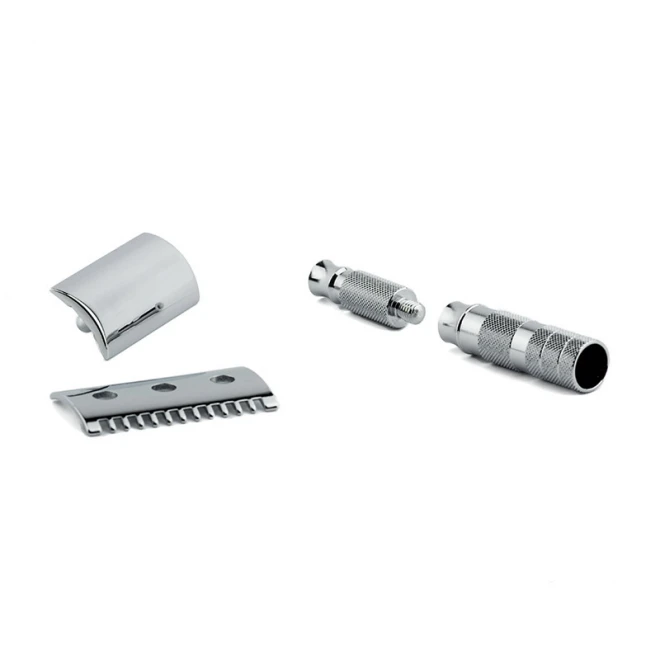 Станок для Гоління Т-подібний Merkur Travel Razor 985000 в Шкіряному Чохлі