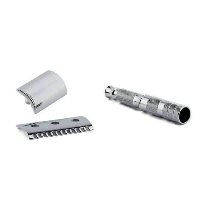 Станок для Гоління Т-подібний Merkur Travel Razor 985000 в Шкіряному Чохлі