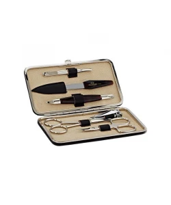 Маникюрный Набор Унисекс на 6 Предметов Truefitt & Hill Large Manicure Set 6 Piece Black