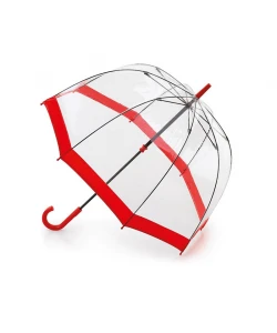 Парасоля Жіноча Прозора Fulton Birdcage-1 Red L041 (6S025) 