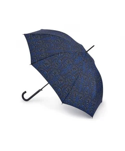 Парасоля Жіноча Fulton Riva Auto-2 Navy Brocade L065 (6F3291) 