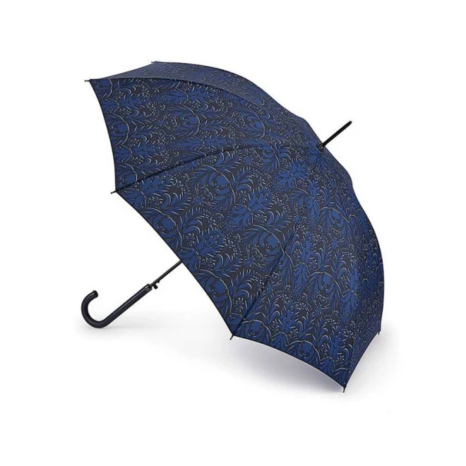 Парасоля Жіноча Fulton Riva Auto-2 Navy Brocade L065 (6F3291) 