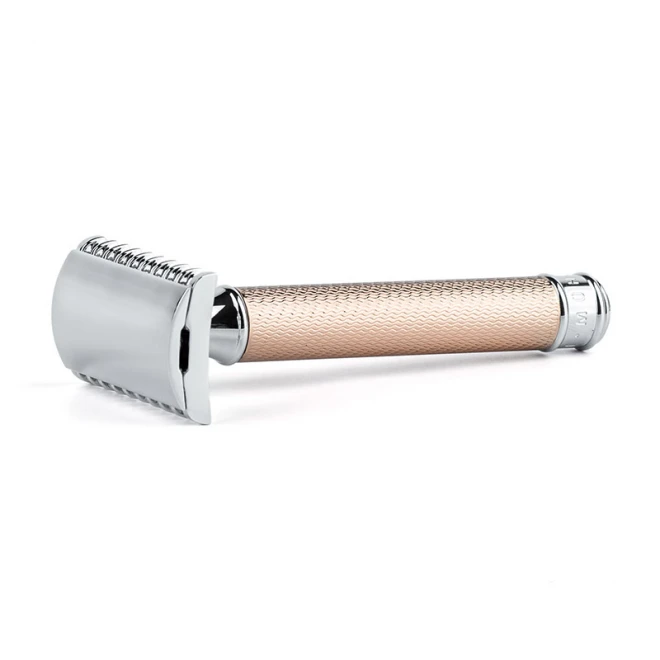 Станок для Гоління Т-подібний Mühle R41 Rosegold Traditional Razor Open Comb
