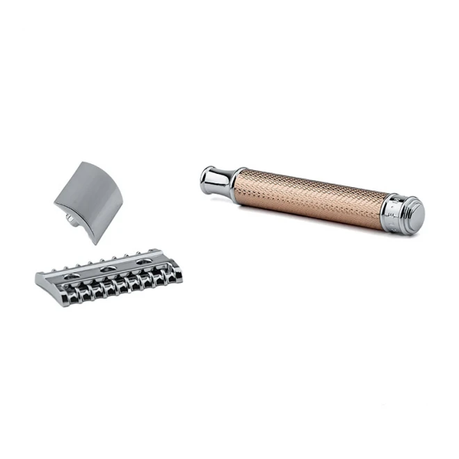 Станок для Гоління Т-подібний Mühle R41 Rosegold Traditional Razor Open Comb