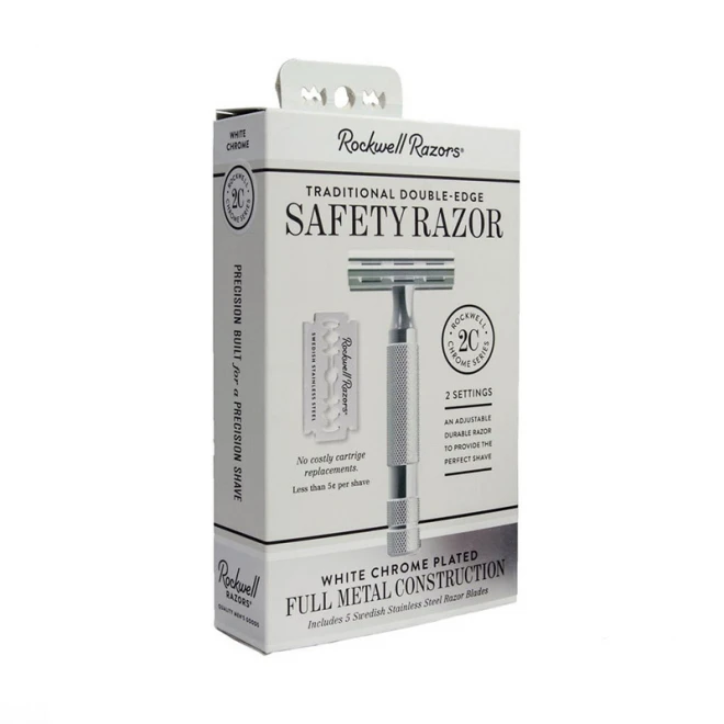 Станок для гоління Rockwell 2C White Chrome