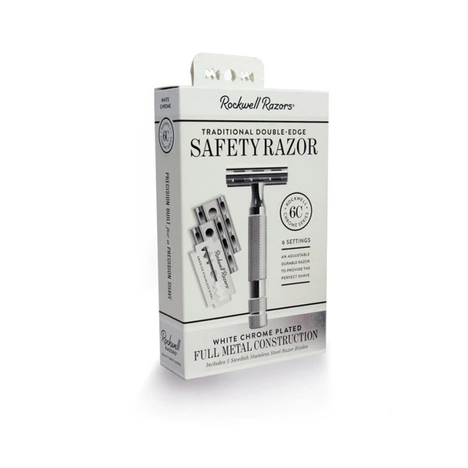 Станок для гоління Rockwell 6C White Chrome