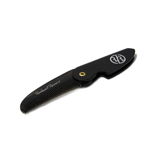 Гребінь Для Вусів Та Бороди Rockwell Folding Moustache And Beard Comb 