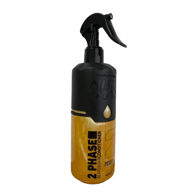 Кондиціонер 2-х фазний для волосся та бороди Nishman Beard & Hair Argan Conditioner 400 мл