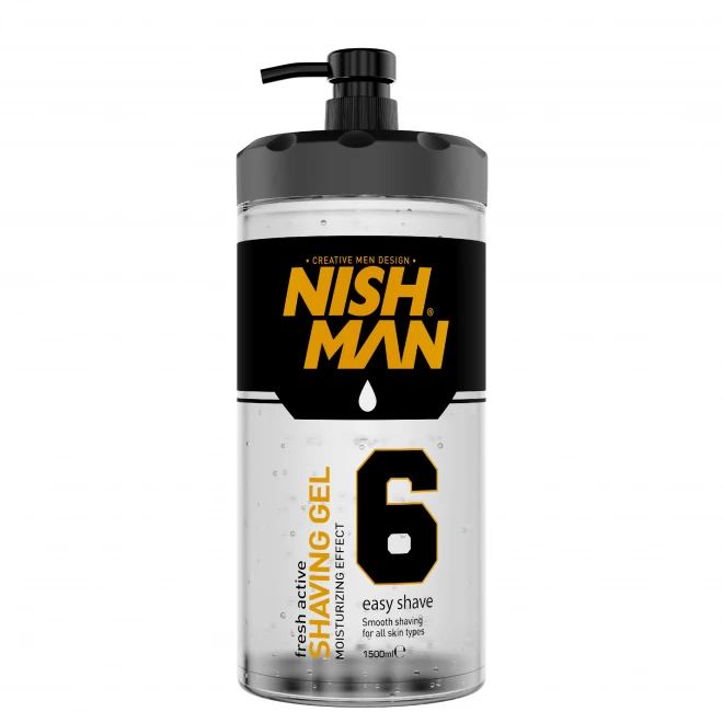 Гель для гоління Nishman Shaving Gel No.6 Fresh Active 1500 мл