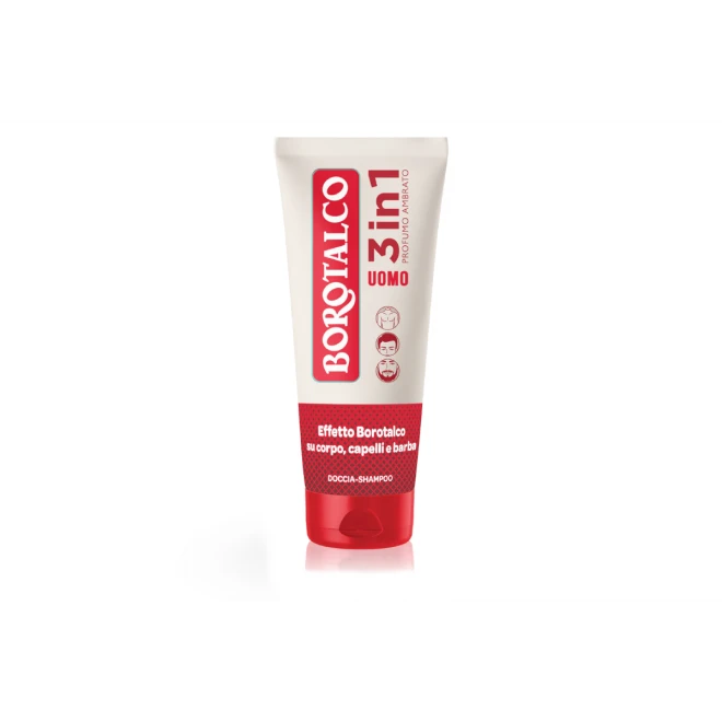 Гель для душу 3в1 Borotalco Shower Gel Amber Man 200 мл