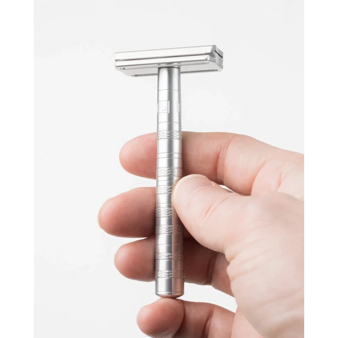 Станок для гоління Henson AL13 – Mild Safety Razor – Aircraft Aluminum