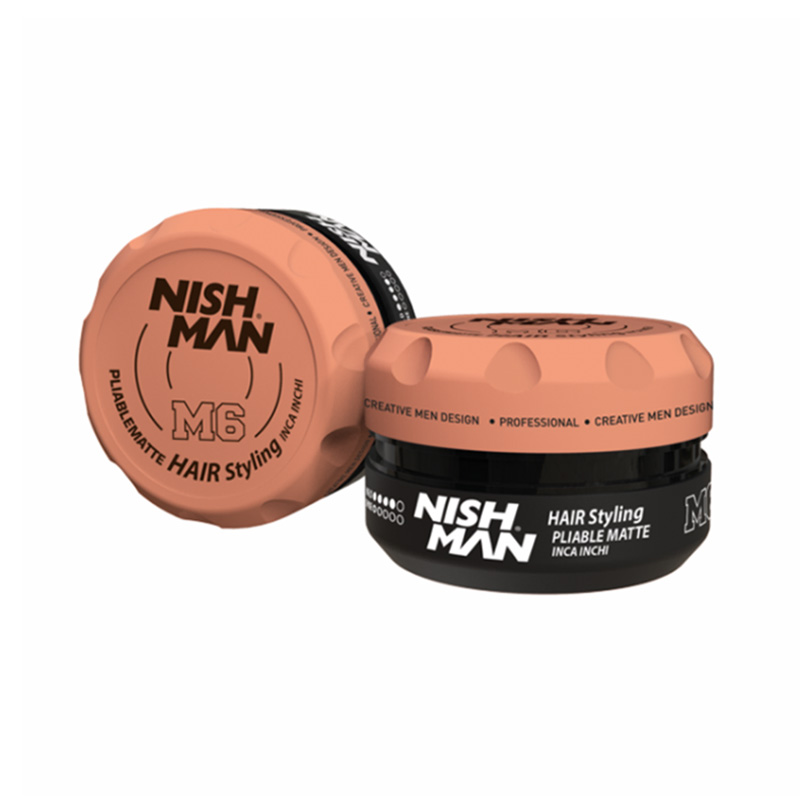 Nishman Hair Styling Wax M6 100 мл – пластична матова паста
