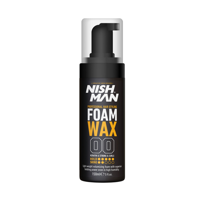 Barbercompany ➤ Купити Піна для укладки волосся Nishman Foam Wax