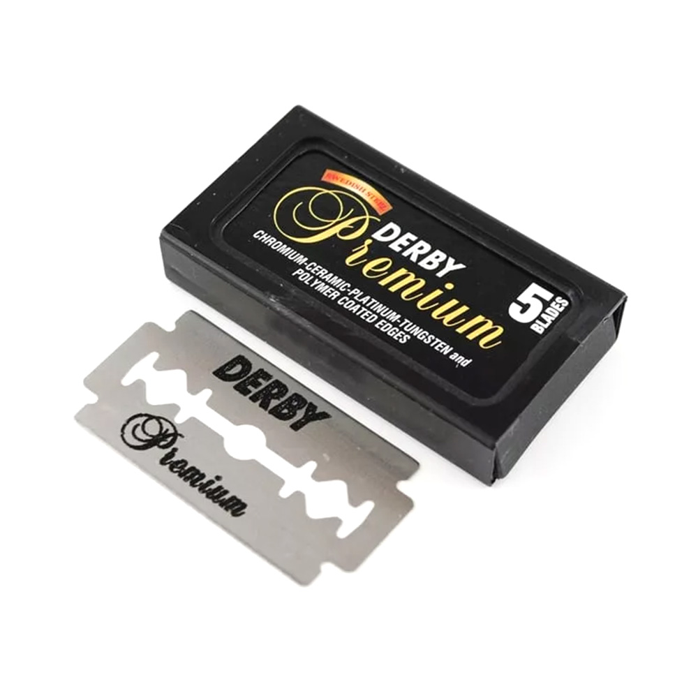 Barbercompany ➤ Купити Леза Derby Premium 5 шт з доставкою по